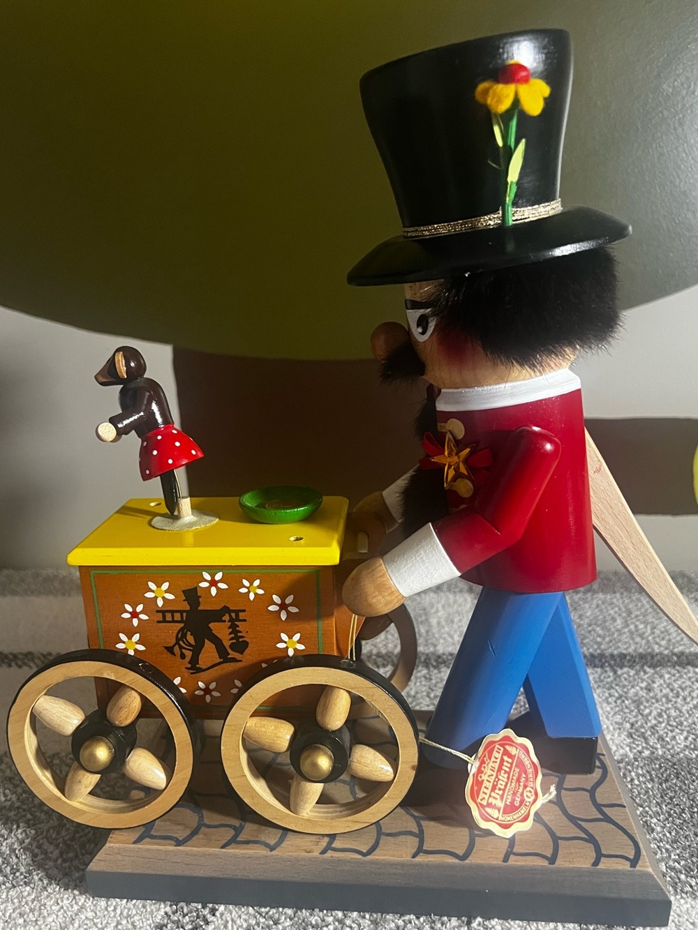 Steinbach Handcrafted Berlin Organ Grinder Nutcracker - Model S732